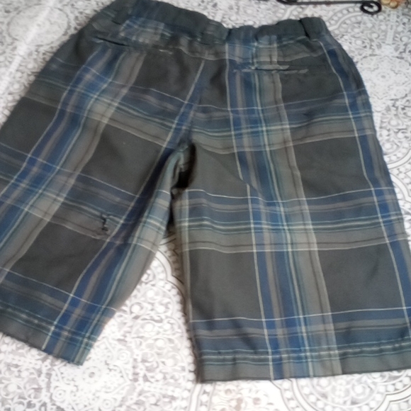 Dark blue plaid tony Hawk shorts - Picture 8 of 12